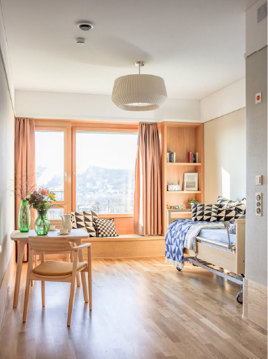 Quarto de casa de repouso